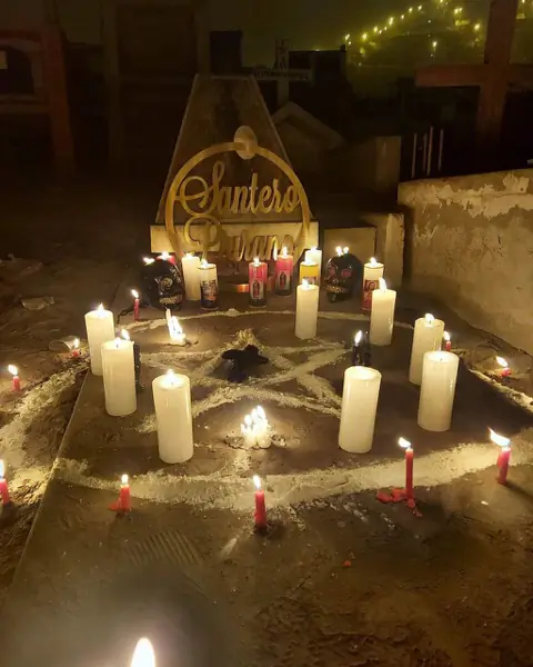 Ofrenda espiritual preparada por el maestro